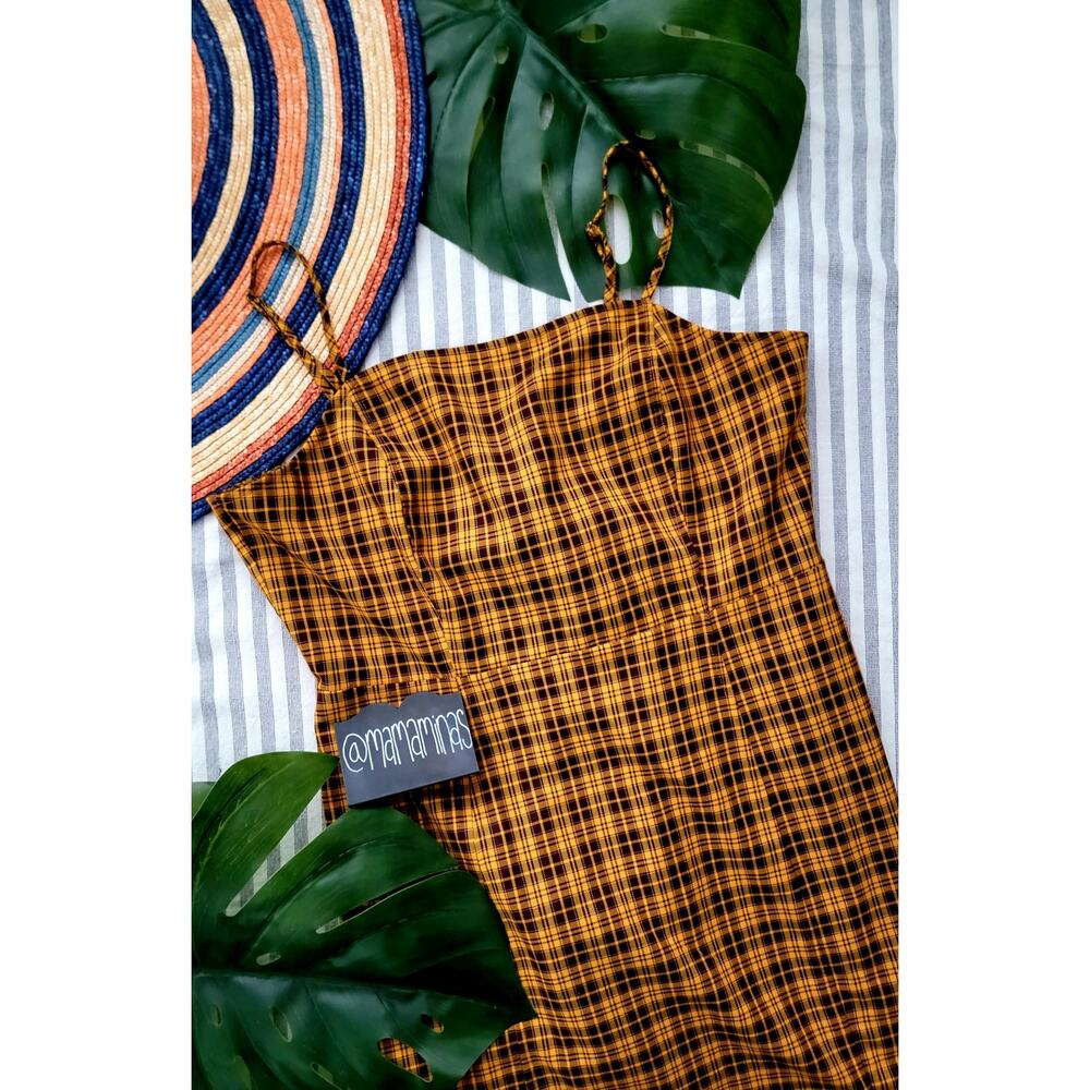 COPY - Y2K Plaid Preppy Woven Mini Dress